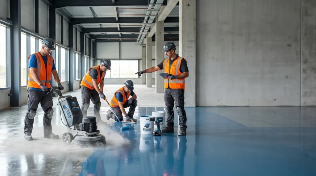 Industrial Flooring Auckland commercial flooring installation