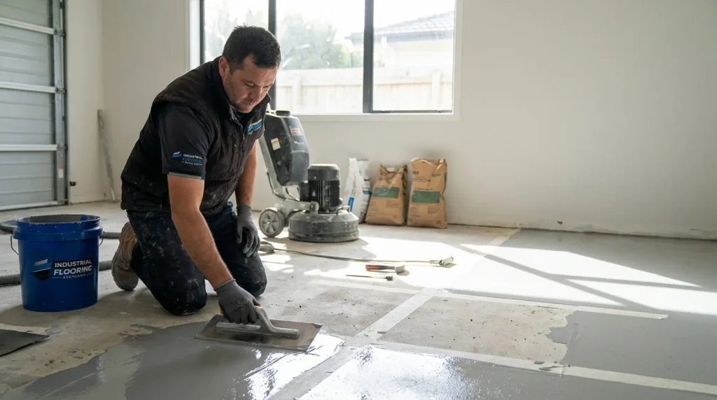 Industrial Flooring Auckland residential flooring project